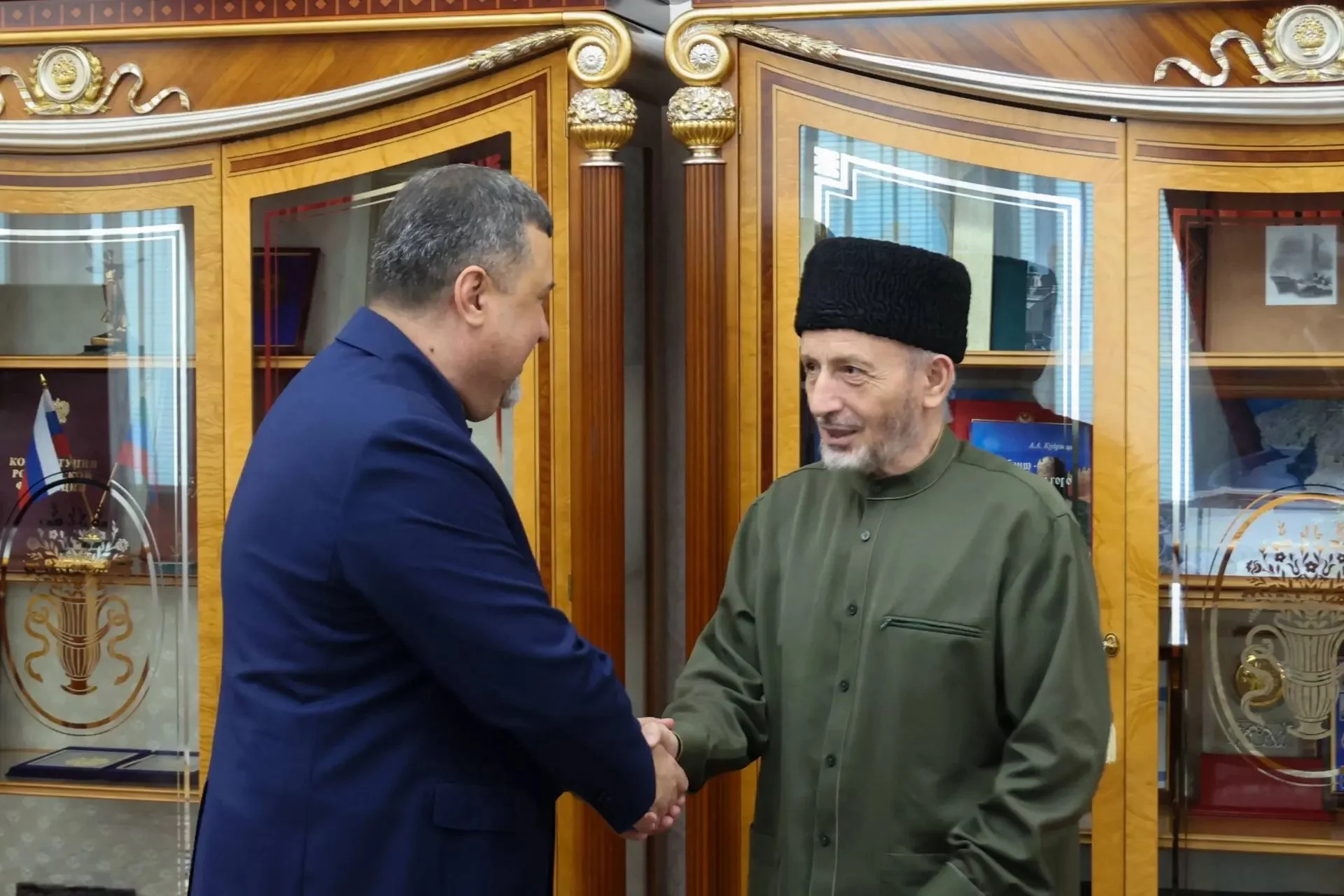 Федор Щукин поздравил муфтия Дагестана с днем рождения