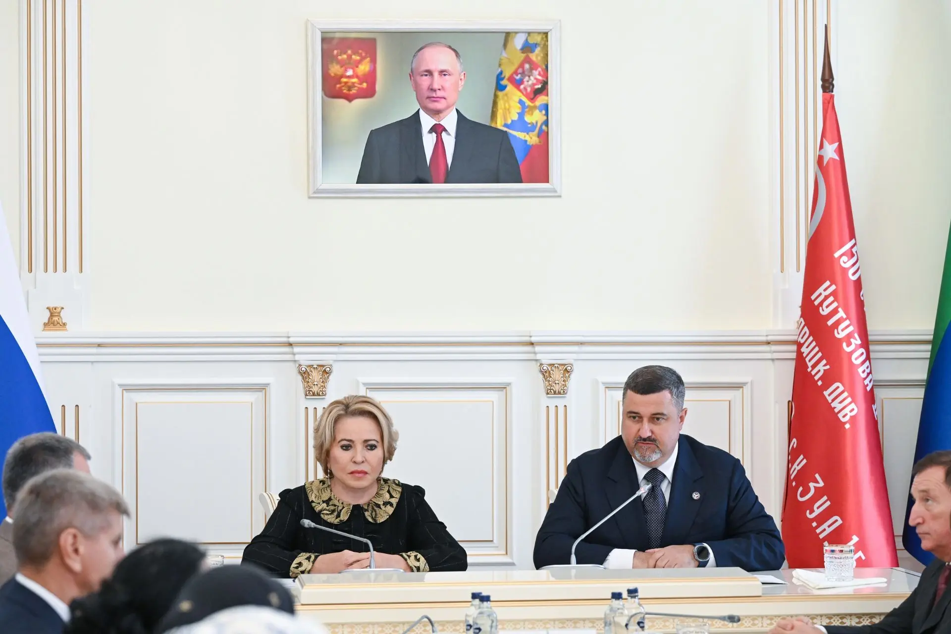 Валентина Матвиенко и Фёдор Щукин обсудили поддержку участников СВО с общественниками Дагестана