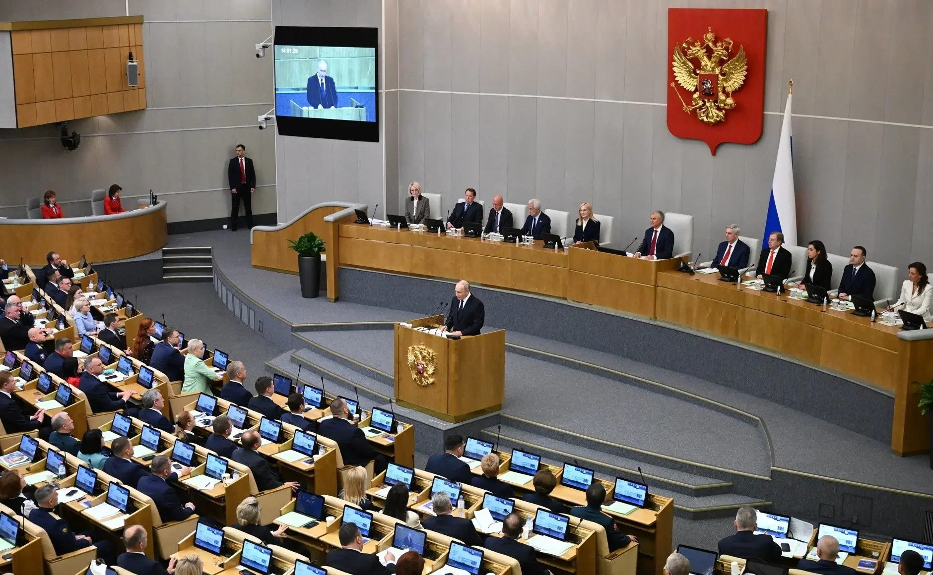 Фёдор Щукин поздравил Вячеслава Володина с избранием на пост председателя Госдумы