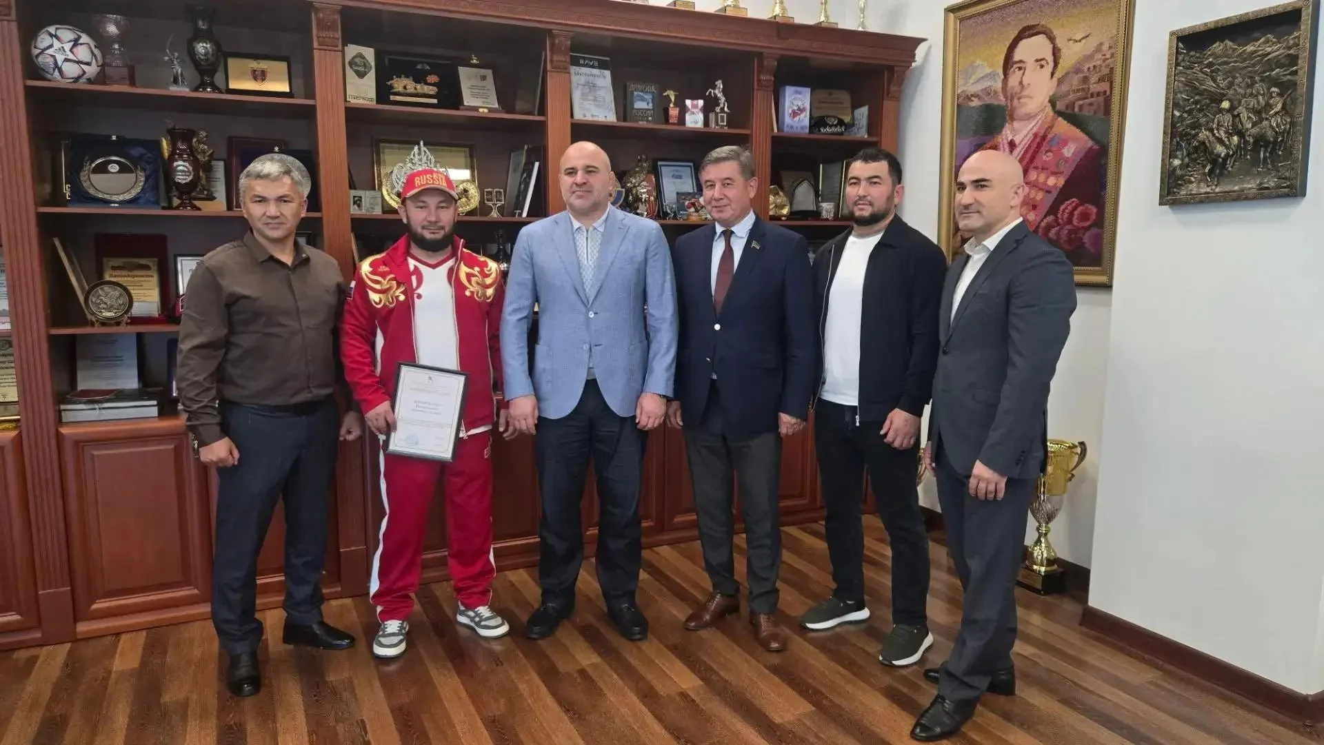 Глава Минспорта РД провел встречу с делегацией из Ногайского района