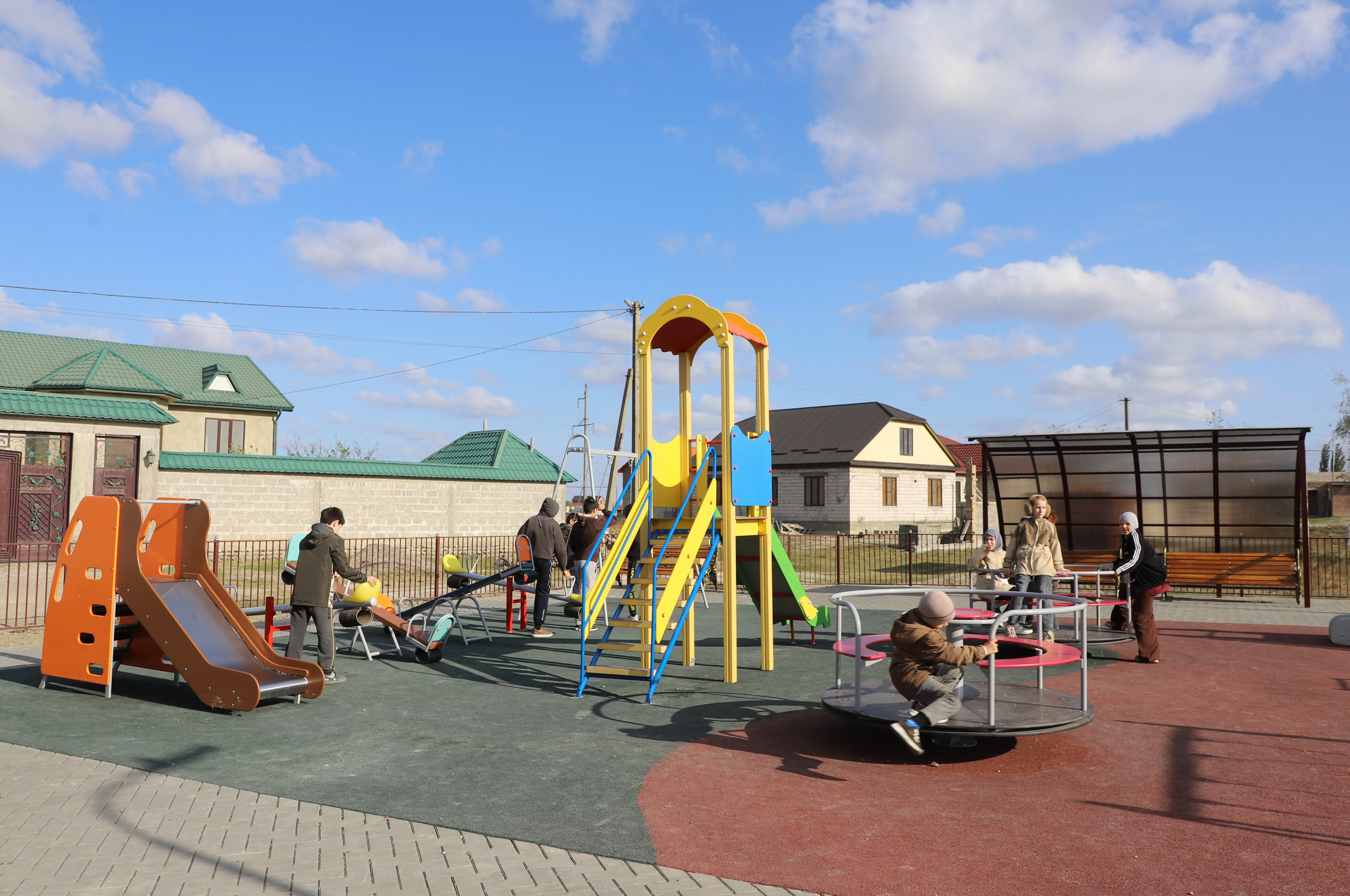 В Кизлярском районе открыли 4  зоны отдыха  в рамках нацпроекта «Формирование комфортной городской среды»