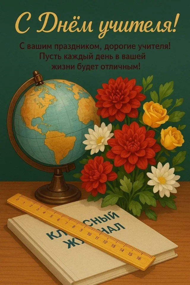 Марат Кулунчаков поздравил преподавателей села Терекли- Мектеб с Днем учителя