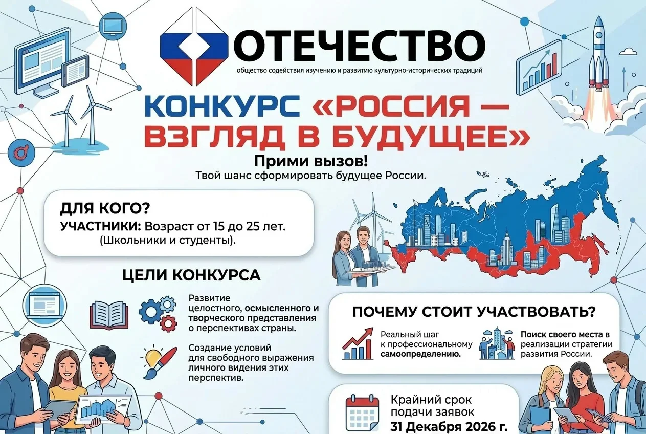В России стартовал конкурс «Россия — взгляд в будущее»