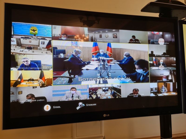 Глава Дагестана провел очередное выездное заседание Оперативного штаба