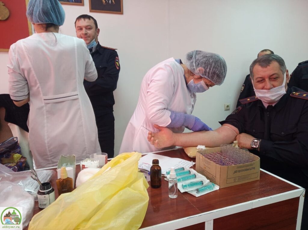 Сотрудники полиции  Ахтынского района приступили к подготовке к вакцинации
