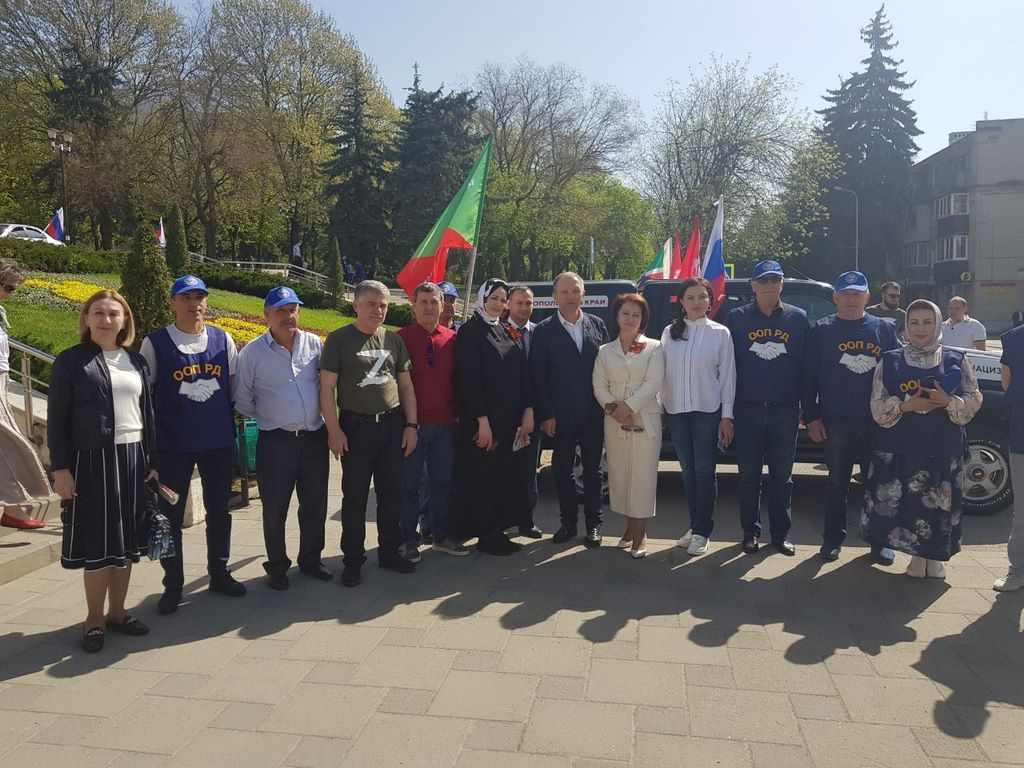 Дагестанская делегация приняла участие во Всероссийском первомайском автопробеге