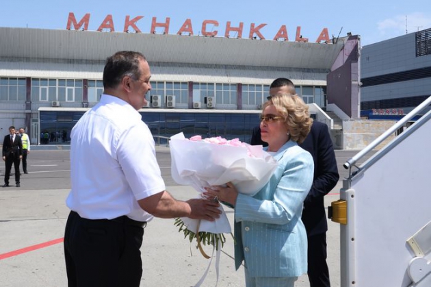Валентина Матвиенко прибыла с рабочим визитом в Дагестан