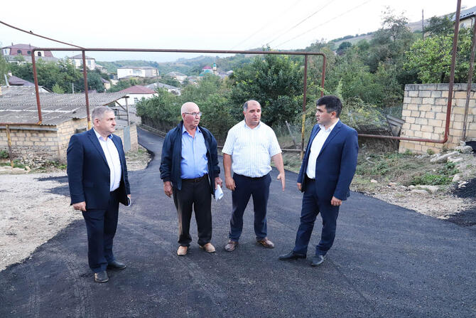 В Табасаранском районе в рамках проекта «Мой Дагестан - Мои дороги» ремонтируются 10 улиц