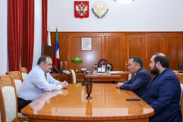 Глава Дагестана встретился с вице-спикером Госдумы Шолбаном Кара-оолом