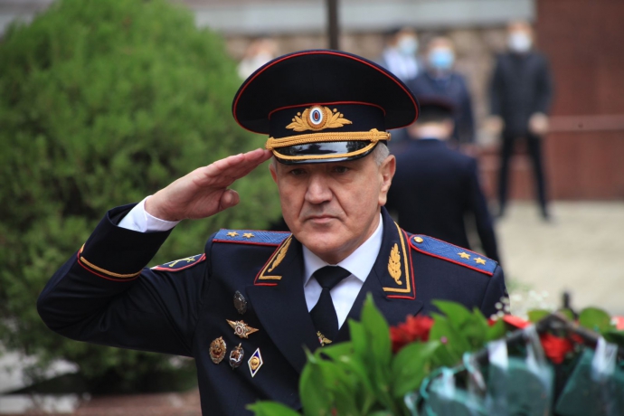 Абдулмуслим Абдулмуслимов поздравил министра внутренних дел Дагестана с днем рождения