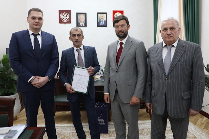 Руслан Алиев провел встречу с Председателем правления МСП Банка Иваном Подберезняком
