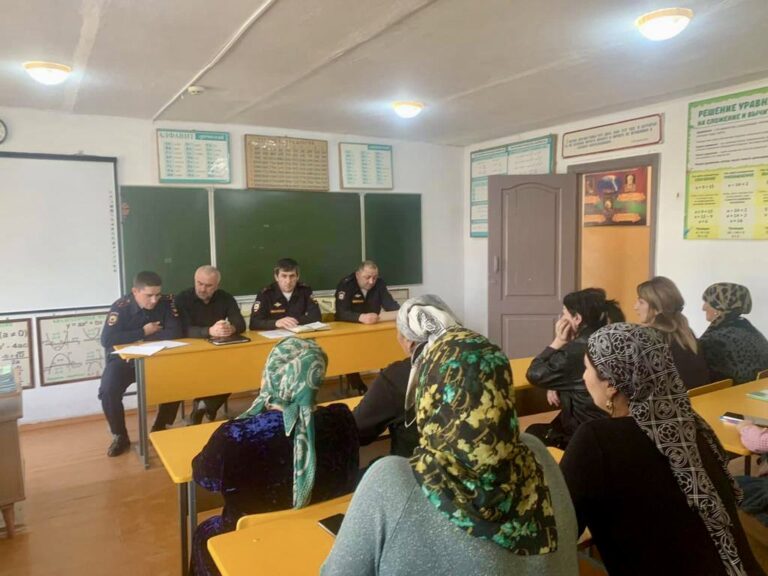 В Кизлярском районе участковые проводят встречи с населением