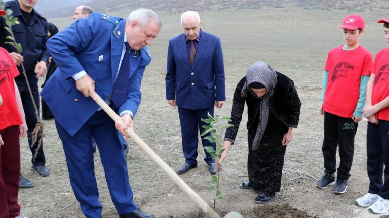 «Сад памяти» торжественно открыли в Кайтагском районе