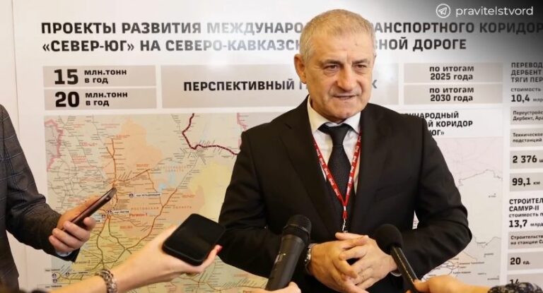 Махачкалинскую железнодорожную станцию реконструируют до конца 2027 года