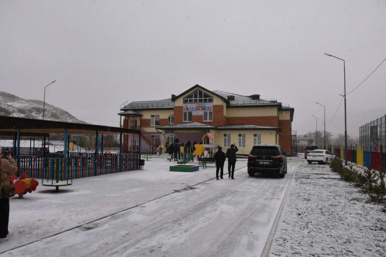 В Акушинском районе прошло открытие нового детского сада