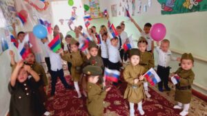 В детсадах Ногайского района широко отметили День защитников Отечества
