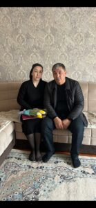 Председатель  Собрания депутатов Ногайского района навестил вдову участника СВО
