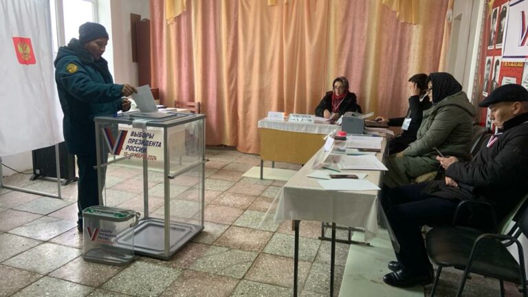 В самом северном населенном пункте Дагестана выборы идут полным ходом