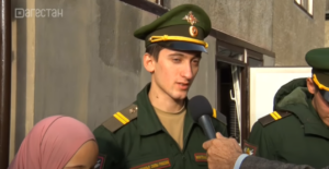 Всем селом дылымчане встретили своего земляка из армии