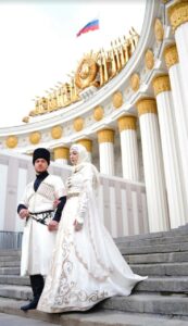 Молодожёны из Дагестана участвовали на Свадебном фестивале в рамках Выставки "Россия"