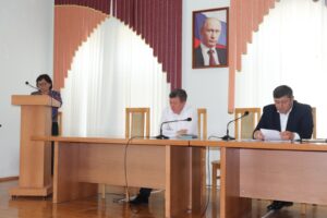 Еженедельное аппаратное совещание состоялось в Ногайском районе РД