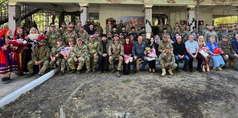 Муслим Телякавов посетил солдат батальона «Каспий»