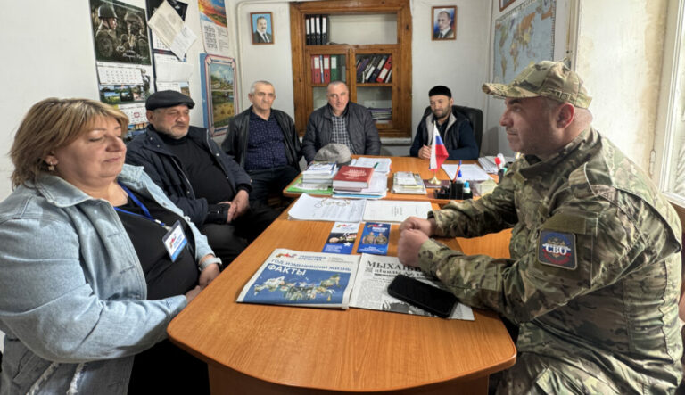 Газета  «Рутульские новости» встретилась с представителями фонда «Защитники Отечества» и Ассоциации ветеранов СВО и ДРОО «Память гор»