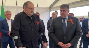 Сергей Меликов и Роман Новиков приняли участие в церемонии открытия объездной дороги в районе Хасавюрта