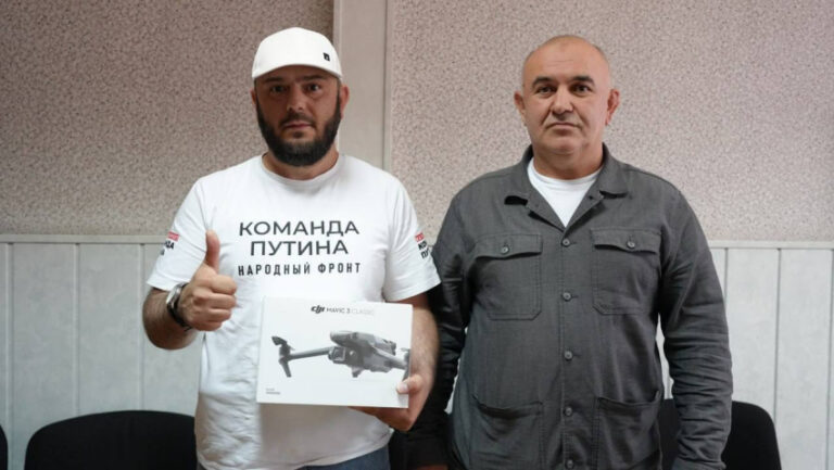 По инициативе главы Хасавюрта в зону СВО отправили квадрокоптер