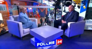 Премьер-министр Дагестана на полях ПМЭФ дал интервью телеканалу "Россия-24"