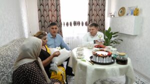 Власти Махачкалы посетили жителей, переселенцев из аварийного многоквартирного дома