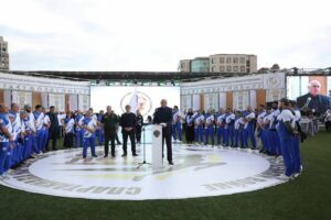 Абдулмуслим Абдулмуслимов дал официальный старт Спартакиаде народов Дагестана