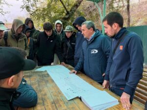Студенты-дорожники ознакомились со строительством подъезда к порту Махачкалы