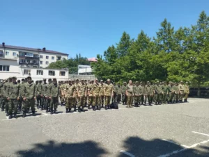 В Махачкале прошла церемония проводов новобранцев на срочную службу